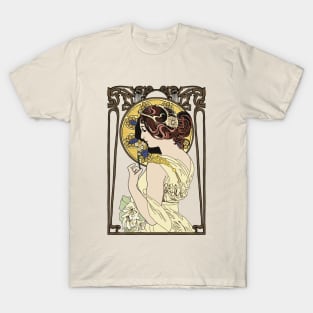 Pre-Raphaelite Girl 4 (Cream) T-Shirt